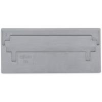 WAGO 284-326 2mm 2-conductor Front Entry Separator Plate Grey 100pk