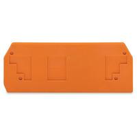 WAGO 283-328 2.5mm End and Intermediate Plate Orange 50pk