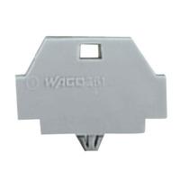 WAGO 261-371 1.5mm² End Plate Snap In 261 Series Grey 300pk