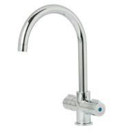 wain chrome effect twin lever tap