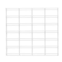 Walltech Wall Mountable White Grid (W)53.4cm (L)48.3 cm