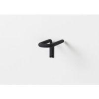 Walltech Dock & Lock Wall Mountable Black Hook (W)10.5cm (L)13.5 cm