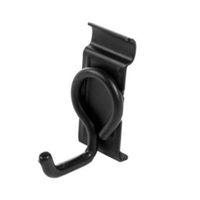 Walltech Wall Mountable Black Short Hook (W)4.5cm (L)9 cm