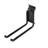 walltech wall mountable black long hook w45cm l97 cm