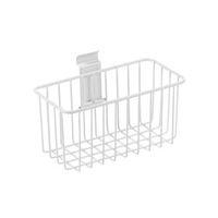 Walltech Walltech Wall Mountable White Baskets (W)20cm (L)13 cm