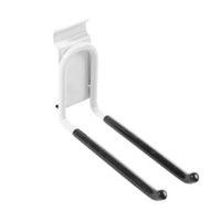 Walltech Walltech Wall Mountable White Hook (W)4.5cm (L)9.7 cm