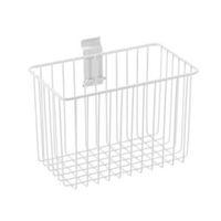 walltech wall mountable white basket w25cm l196 cm