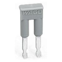 WAGO 280-482 10mm 2-pole Insulated Comb Style Jumper Grey 200pk