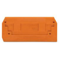 WAGO 284-328 2.5mm End Plate Orange 100pk