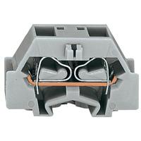 wago 261 343 2 conductor snap in terminal block light grey awg28 1