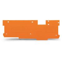 wago 769 321 end and intermediate plate 11mm thick orange 100pk