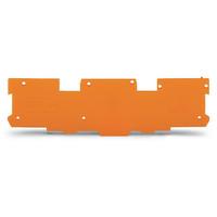 wago 769 318 end and intermediate plate 11mm thick orange 100pk