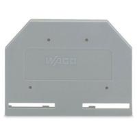 WAGO 281-301 3mm End and Intermediate Plate Grey 100pk