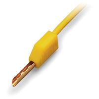 WAGO 210-137 Test Plug with 500mm Cable Yellow 50pk