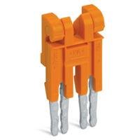 WAGO 282-432/100-000 2-way Insulated Jumper Orange 1pk
