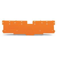 wago 769 302 end and intermediate plate 11mm thick orange 100pk