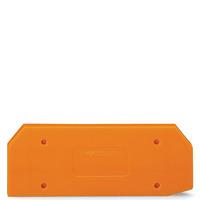 WAGO 282-315 4mm End and Intermediate Plate Orange 50pk