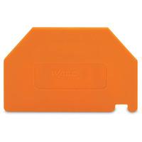 wago 282 322 2mm separator plate oversized orange 100pk