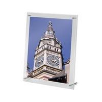 Wall Mounted Sign or Menu Display Holder with Bevelled Edge Acrylic