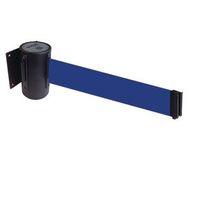 WALLMASTER 400 BLACK RETRACTABLE WALL MOUNT, BLUE BELT