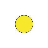 WAREHOUSE FLOOR SIGNALS PACK OF 100 O SHAPE 90MM DIA YELLOW