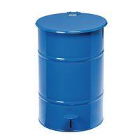 WASTE BIN BLUE 475 x 360 x 360MM WITH FOOT PEDAL FOR EASY OPENING