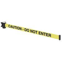 WALLMASTER 300 CAUTION - DO NOT ENTER 3m YELLOW WEBBING WITH BLACK PRINT