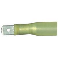 Watertight Heatshrink Insulated Male Terminal, Yellow, 4 - 6mm², Vogt Verbindungstechnik 3912h