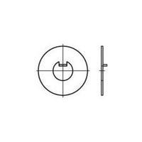 Washers (+ internal tap) Inside diameter: 100 mm DIN 462 Steel 10 pc(s) TOOLCRAFT 107435