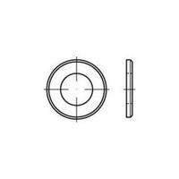 Washers Inside diameter: 10.5 mm ISO 7090 Steel zinc galvanized 100 pc(s) TOOLCRAFT 147908