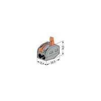 WAGO Connection terminal Cross section Fine wire 0.08  4 mm², single wire  2.5 mm² 32 A Grey, Orange