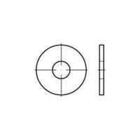 Washers Inside diameter: 20 mm DIN 9021 Steel hot-dip galvanized 100 pc(s) TOOLCRAFT 146463
