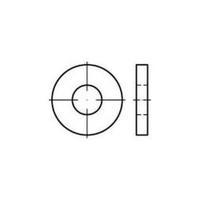 Washers Inside diameter: 19 mm DIN 7349 Steel zinc galvanized 50 pc(s) TOOLCRAFT 140969