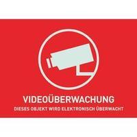 Warning label CCTV Languages German (W x H) 148 mm x 105 mm ABUS AU1320
