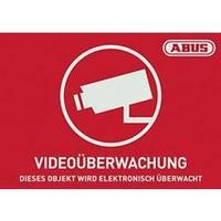 Warning label CCTV Languages German (W x H) 148 mm x 105 mm ABUS AU1420