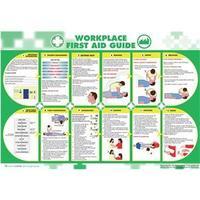 wallace cameron workplace first aid guide poster laminated wall mounta ...