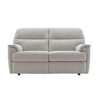 watson 2 seater fabric recliner sofa