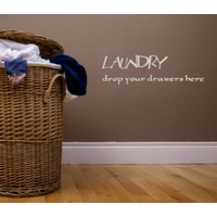 Wall Word Designs Stickers Laundry - black, 1009-2