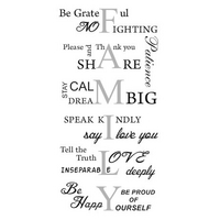 Wall Word Designs Stickers Be grateful - Black, 1099-2
