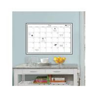 Wallpops Laminated Monthly Wall Calendar with Dry Erase Pen