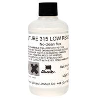 warton metals future 315 low residue no clean flux 500ml bottle