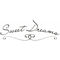 wall word designs stickers sweet dreams black 1086 2