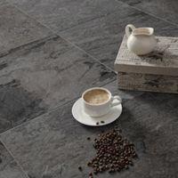 Wave Anthracite Porcelain Floor Tile Pack of 5 (L)450mm (W)450mm