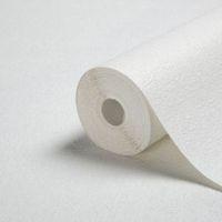 Walldoctor Hessian White Hessian Paintable Wallpaper