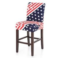 Washable Dining Chair Cover Elastic Spandex Chair Cover Nice Printing Home Ceremony Wedding Banquet Decorations Removable Chair Seat Covers Events Sup