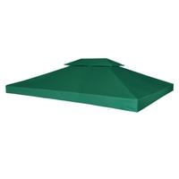 Water-proof Gazebo Cover Canopy 270 g / m² Green 3 x 4 m