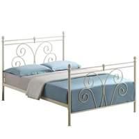 Wallace Ivory Bed Frame Double