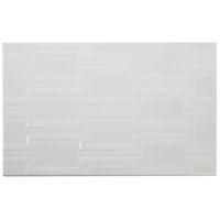 Watson White Ceramic Wall Tile (L)400mm (W)250mm