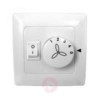 Wall switch for fans with lights, four levels