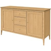 wadsworth oak large 2 door 3 drawer sideboard